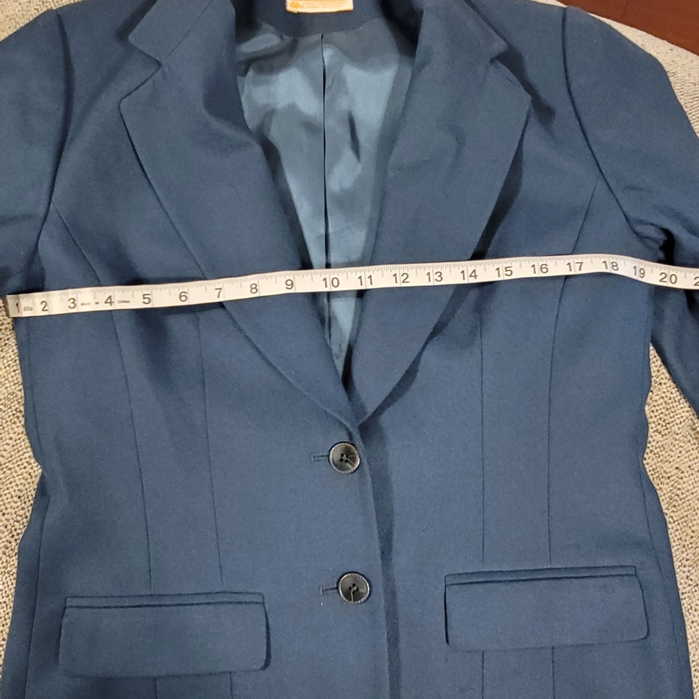 Vintage Virgin Wool Teal Pendleton Blazer - image 3